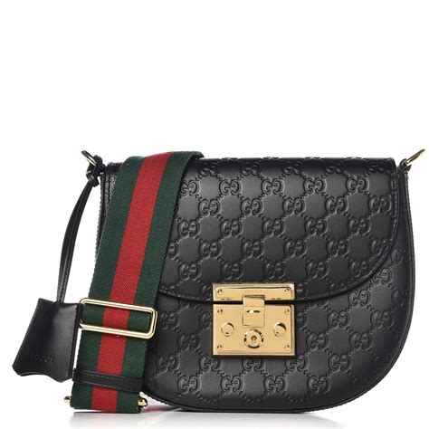 gucci padlock saddle bag|does Gucci still make guccissima.